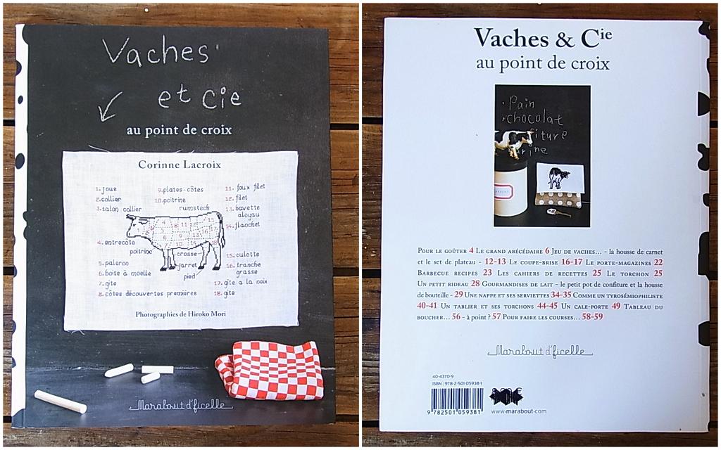 クロスステッチ図案集『Vache et cie』 - L'objet delicieux