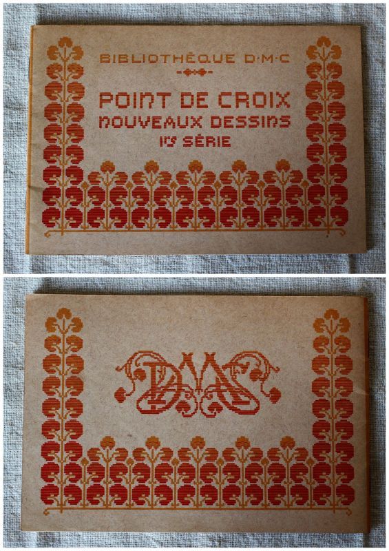 アンティーククロスステッチ刺繍図案『POINT DE CROIX NOUVEAUX